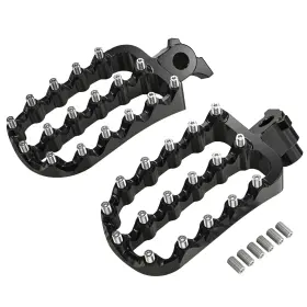 Nicecnc1581080901 Flrt 2015-2023 See Fitment Nicecnc Black Wide Foot Pegs Footrest Compatible With Yamaha Tenere700/xtz 700