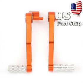 Fxcnc Fx-jdg-ktm-r1j-190621-z-1 Us Motorcycle Foot Brake Gear Shift Pedal Levers For 125 200 390 Dk Orange
