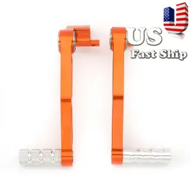 Fx-jdg-ktm-r1j-190621-z-1 Fxcnc Us Motorcycle Foot Brake Gear Shift Pedal Levers For 125 200 390 Dk Orange