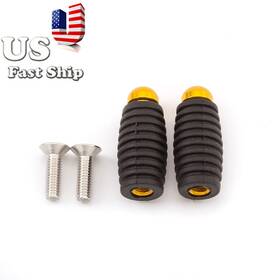 Fxcnc Fx-sjxjz-r1j-190830-z-m-3 Racing Universal Rubber Front Modified Rearset Footpegs Footrest Pedals Us