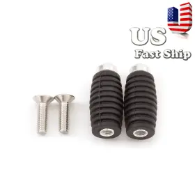 Fx-sjxjz-r1j-220217-z-m-2 Fxcnc Universal For Most Motor Rubber Pedals Rearset Modified Foot Pegs Parts Silver