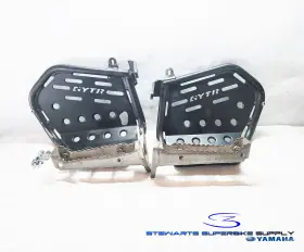 5tg-27411-10-00 Gytr 2008 - 2013 Yamaha Yfz450 Heel Guards With Oem Footrests Set Left Right