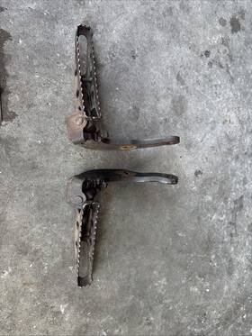 Honda 50611-ha5-670 Atc350x Foot Rest Oem Footpeg Step Left And Right Stock
