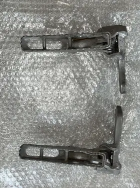 50640-hb9-000 Honda 1986 1987 Trx 250r Right And Left Oem Foot Pegs Unpainted Set Pair