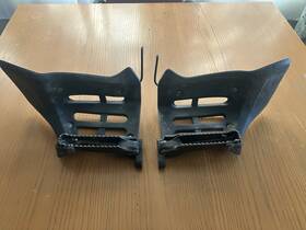 Honda 80122-hn1-0000 Oem 99-07 Trx400ex Heel Guards Mud Splash Left Right With Pegs