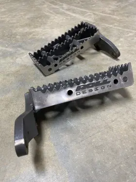 307301-k Ims Products Roll Design Foot Pegs Yamaha Banshee 350 Black All Years
