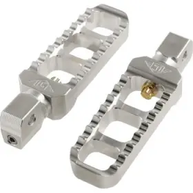 08-61-8 Joker Machine Narrow Serrated Footpeg - Clear Anodized 08-61-8 Joker Machine Narrow Serrated Footpeg - Clear Anodized