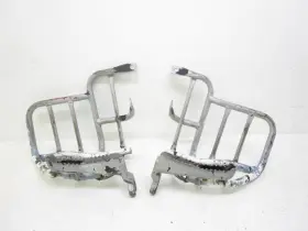 34028-1392-5a Kawasaki 95 Lakota Kef 300 Left Right Foot Pegs Heel Guards 1995-2003