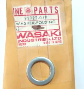 92022-049 Kawasaki Nos F4 F5 F6 F7 Folding Foot Peg Washer Oem
