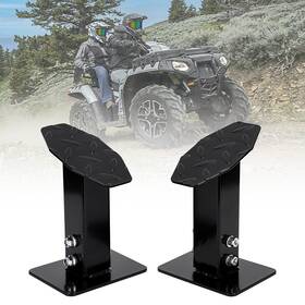 Kemimoto B0107-01101bk Atv Passenger Foot Rest Adjustable Footrest Black