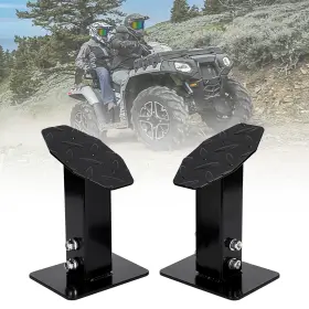 B0107-01101bk Kemimoto Atv Passenger Foot Rest Adjustable Footrest Black
