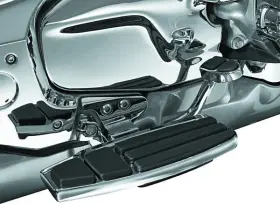 Kuryakyn 191209001698 Driver Floorboard Kit 01-17 Gl1800 Chrome