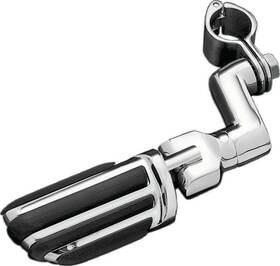 Kuryakyn 191209002923 Pilot Pegs With Offset Mounts 1-1/4inch Clamps Chrome