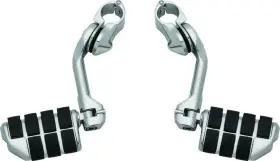 Kuryakyn 191209003340 Tour-tech Cruise 6in Mount Arm With Dually Iso Pegs 1-1/4in Clamp Chrom