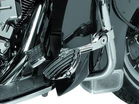 Kuryakyn 191209003357 Tour-tech Cruise 6in Mount Arm With Iso Wing Pegs 1-1/4in Clamp Chrome