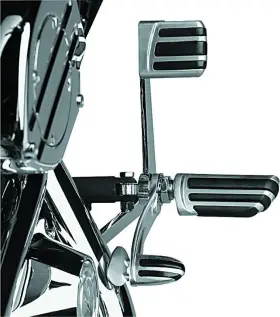 Kuryakyn 191209003517 Pilot Pegs With Stirrup Male Mount Adapter Chrome