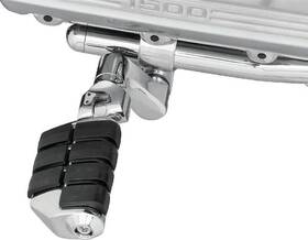 Kuryakyn 191209004040 Dually Iso Offset Highway Pegs With 1inch Clamp Chrome Pair