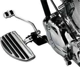 Kuryakyn 191209004101 Iso Conversion Floorboards For Driver Or Passenger With Splined Bracket