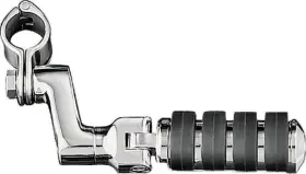 Kuryakyn 191209004422 Large Iso Offset Highway Pegs With 1-1/4inch Clamp Chrome Pair