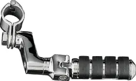 Kuryakyn 191209004439 Small Iso Offset Highway Pegs With 1-1/4inch Clamp Chrome Pair
