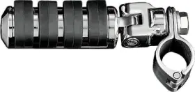 Kuryakyn 191209005559 Magnum Quick Clamp 1-1/4inch With Large Iso Peg Pair