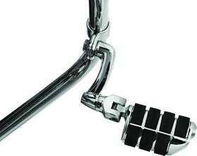 Kuryakyn 191209009670 Longhorn Offset Dually Iso Peg With 1-1/2in Clamp Chrome
