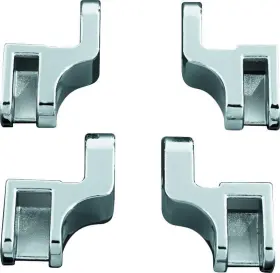 Kuryakyn 191209010904 Driver Floorboard Relocation Brackets For Flst Models Chrome