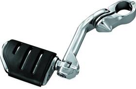 Kuryakyn 191209014476 Tour Tech Trident Dually 6in Back Arm With 1-1/4in Clamps Chrome
