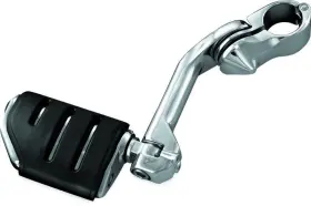 Kuryakyn 191209014476 Tour Tech Trident Dually 6in Back Arm With 1-1/4in Clamps Chrome