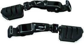 Kuryakyn 191209018498 Ergo Ii Trident Dually Iso Pegs With Long Arms Gloss Black