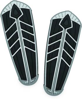 Kuryakyn 191209024321 Spear Driver Floorboard Inserts Indian Chrome