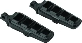 Kuryakyn 191209034054 Dillinger Pegs With Male Mount Adapter Satin Black