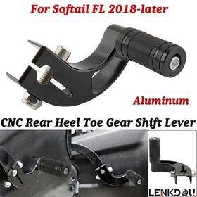 Lenkdou Mp03-001-0058b-ddtus Rear Heel Toe Shift Lever Shifter Pedal For Harley Softail Slim Flsl Low Rider S
