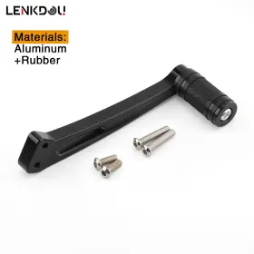 Mp03-001-0059bw-bim Lenkdou Heel Toe Shifter Lever With Peg For Victory Vision Cross Country Roads Ball Kingpin