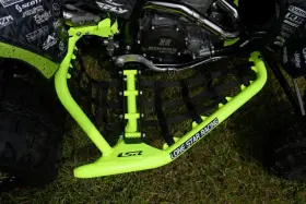 40-n471 Lone Star Racing Lonestar Lsr Dc-pro Nerf Bars With Built In Heel Guards Black Yamaha Yfz450r