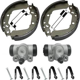 M Mati 54540-19b00 Front Brake Wheel Cylinders Shoes Springs Pins For Suzuki King Quad