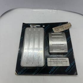Modquad 37-7130 Yamaha Rhino Gas And Brake Pedal Cover Chrome R-cover