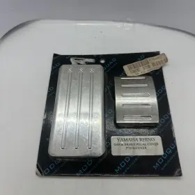 37-7130 Modquad Yamaha Rhino Gas And Brake Pedal Cover Chrome R-cover
