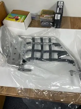 0530-0208 Moose Racing 05300208 Display Heel Guard Nerf Bars 400ex Black Net