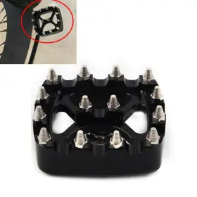 77usa Motorshop 424124523373 For Harley Softail Dyna Iron 883 Mx Style Brake Pedal Cover Rivet Anti-skid A