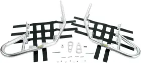 2483-m163544-atv Motorsport Products Ez-fit Nerf Bars-silver For 1999-2008 Honda Trx400ex