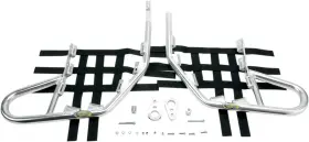 3541-m219660-atv Motorsport Products Ez-fit Nerf Bars-silver For 2004-2008 Arctic Cat Dvx 400 Atv