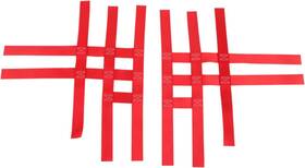 Motorsport Products 4706-m293990-atv Replacement Ez-fit Nerf Bar Nets-red For 2008 Yamaha Yfm250