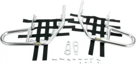 7226-m137030-atv Motorsport Products Ez-fit Nerf Bars-silver For 1987-2006 Yamaha Yfz350 Banshee