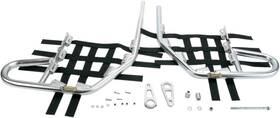 Motorsport Products 7230-m137038-atv Ez-fit Nerf Bars-silver For 2004-2013 Yamaha Yfm350 Raptor