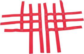 Motorsport Products 7267-m191112-atv Replacement Ez-fit Nerf Bar Nets-red For 2006-2007 Yamaha