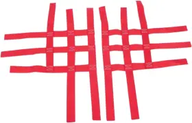 7268-m191114-atv Motorsport Products Replacement Ez-fit Nerf Bar Nets-red For 2007-2008 Yamaha