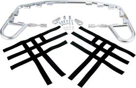 Motorsport Products 8147-m246872-atv Ez-fit Nerf Bars-silver For 2008 Yamaha Yfm250 Raptor Se