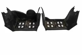 0451329-070 Polaris 04 Predator 50 2x4 Foot Rests Footrest Left And Right