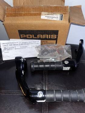 Polaris 288-217-0658 Oem Rear Passenger Foot Peg Kit Black Part #288-217-0658